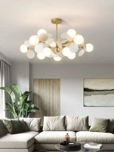 Lustra Eleganta Thales Aurie E27 D900x680mm