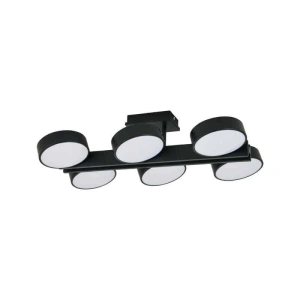 Lustra LED Neagra Azalia 6x12w Telecomanda - Img 2