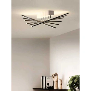 Lustra Led Neagra Frides D600 144W