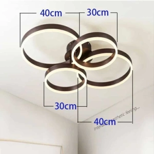 Lustra LED Ophelie Brown 132W Telecomanda - Img 3