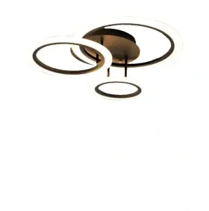 Lustra Seraphona Brown 3 Infinity Circle 74W - Img 2