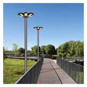Stalp LED Gradina Raysa 2M 400W Solar Senzor Miscare Telecomanda - Img 2