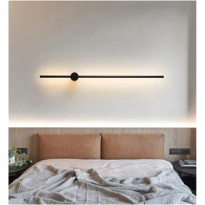 Aplica LED Neagra 60cm Sabina, Moderna 22W - Img 2