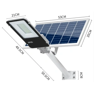 Lampa Incarcare Solara 200W, Telecomanda, Suport Metalic, Senzor de Lumina
