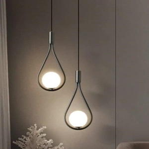 Lustra 2 Becuri E14 Ava Finesse Elegance Black