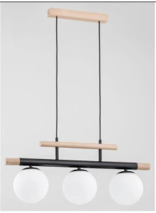 Lustra 3 Globuri Albe Bellona D600 3XE27