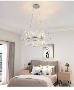 Lustra Led Argintie Eirae D500 G9X9 - Img 2