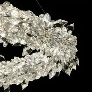 Lustra LED ARTEMISIA GOLD 400/600 Telecomanda 60 W - Img 3