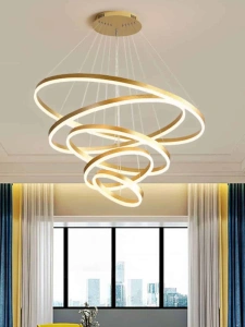 Lustra Led Aurie Xantes Rings 169×2w D1000×H2000mm - Img 3