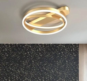 Lustra LED Celestara Gold 2 cercuri 120W - Img 2