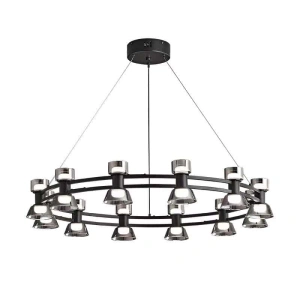 Lustra LED Moderna 12 Olive 72W Lumina Neutra