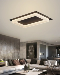 Lustra Led Neagra Kirea 35×2w D700