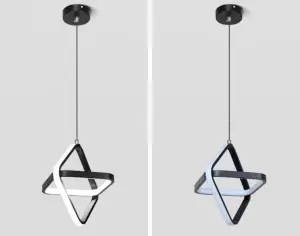 Lustra Suspendata Elysia Black Led 26W - Img 3