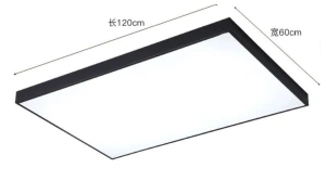 Panou LED 60×120 negru