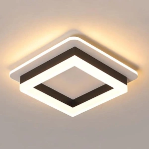 Plafoniera Led Elliana Black Patrat 41W - Img 2