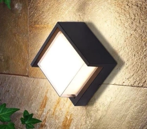 Aplica LED Bianca Moderna Patrat 12W