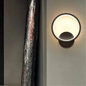 Aplica LED Serenella Black Rotund 22W - Img 4