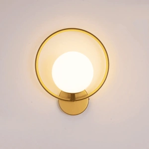 Aplica Linnea Gold E27 Max 60W Glob Mat Alb - Img 4