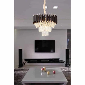 Candelabru Elegant Negru 50Cm E14 Maxim 60W/Bec - Img 2