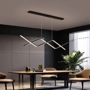 Lustra LED Grace Black Echivalent 285W - Img 2