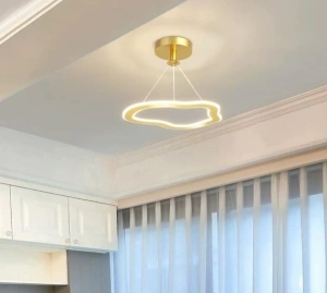 Lustra LED Liora Gold 27W Echivalent 140W - Img 3