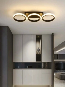 Lustra Led Theora 3 Cercuri 33×2w 670×210×H90mm - Img 3