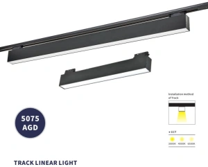 Lustra Neagra Aplicata Lunara L600 25w - Img 2