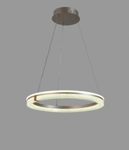 Lustra Suspendata LED Zora D40CM, Telecomanda, Dimabil - Img 2