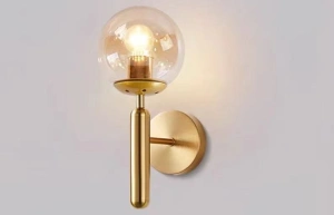 Aplica De Perete Estelle Glob Sticla Transparent E27