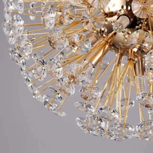 Candelabru Cristal Olivia Golden Globe D50cm - Img 5