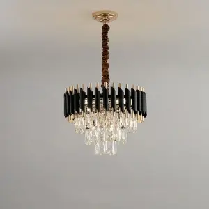 Candelabru Maya Black Crystal 40CM E14 Maxim 60W/Bec - Img 2