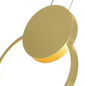 Lustra LED Ellie 3 Functii de lumina D22cm Gold 24W - Img 5