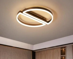 Lustra LED Elyra Brown 52cm Telecomanda 160W - Img 3