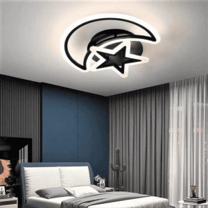 Lustra LED Evania Black Star Moon 78W - Img 2