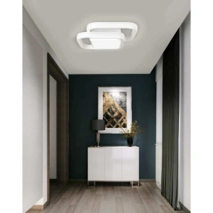 Lustra LED Mabel White 2 Patrate 42W - Img 2