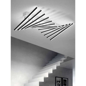 Lustra Led Neagra Jadey D900 228W