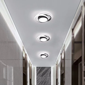 Lustra LED Ondine Black Rotunda 46W - Img 2