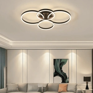Lustra LED Ophelie Brown 132W Telecomanda - Img 4