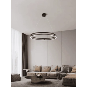 Lustra LED Presley 60cm cu Telecomanda, 136W