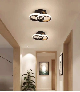 Lustra LED Quentin Neagra 20W Dimabil