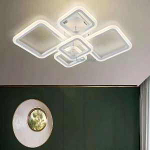 Lustra LED Vivienne White 94W Telecomanda Echivalent 450W