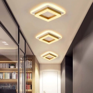 Plafoniera Led Elinora Golden Patrat 41W - Img 2