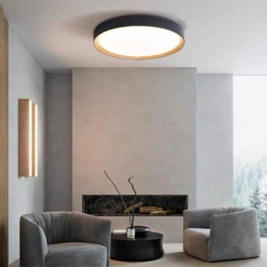 Plafoniera Led Neagra Clares D400 72W - Img 2
