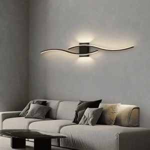 Aplica LED Alice Black 80cm Moderna 44W - Img 4