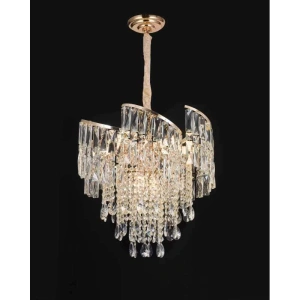 Candelabru Cristal Solana D50cm Auriu 8xE1