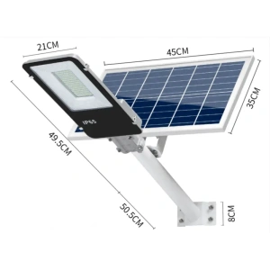 Lampa Incarcare Solara 100W, Telecomanda, Suport Metalic, Senzor de Lumina