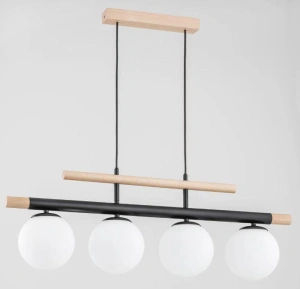 Lustra 4 Globuri Albe Briseis D830 4XE27