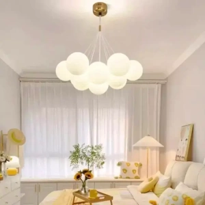 Lustră de Lux Anthea cu Globuri 13 Surse de Iluminare - Img 3