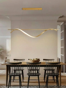 Lustra Led Aurie, Moderna cu Telecomanda 15x2W