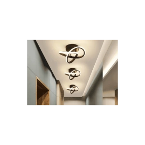 Lustra LED Neagra 24W cu 3 Functii Lumina, Calda, rece, neutra - Img 3